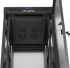 Шкаф за техника - Rack Lanberg rack cabinet 19" free-standing 32U-600X800 (FLAT PACK) with mesh door LCD black снимка 7