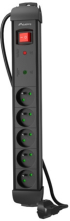 Контакт Lanberg surge protector sp1 1.5m 5x french outlets black снимка 2