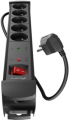 Контакт Lanberg surge protector sp1 1.5m 5x french outlets black снимка 4