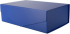 Office 1 Кутия Matt, с магнитно затваряне, сгъваема, 35 х 23 х 10 cm, тъмносиня снимка 2