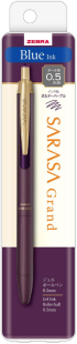 Zebra Гел ролер Sarasa Grand, автоматичен, 0.5 mm, лилав снимка 2