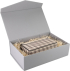  Office 1 Кутия Matt, с магнитно затваряне, сгъваема, 35 х 23 х 10 cm, сива снимка 3
