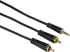 HAMA - Аудио кабел, 3.5 мм. Жак - 2 RCA, Стерео, Позлатен, 1,5 м.; HAMA-205260 снимка 2