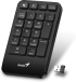 Genius цифрова безжична клавиатура кийпад Keypad Wireless NumPad 1000 - AI, 2.4G, Черна снимка 1