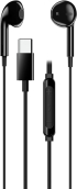 Genius слушалки тапи In-ear Earbuds HS-M365 - USB-C, черни снимка 1