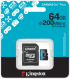 Kingston Canvas Go! Plus Gen4 microSDXC - 64 GB, 200MB/s., Card + Adapter снимка 2