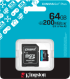 Kingston 64GB microSDXC Canvas Go Plus Gen4 200MB-s A2 U3 V30 Card + Adapter снимка 3