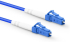 Оптична пач корда LC-UPC-LC-UPC, симплекс, сингъл мод OS2, 3 мм армиран оптичен пач кабел — 5 метра снимка 1