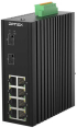  PoE++ Индустриален суич 8x1000Base-T + 2x1G-2.5GBase-X SFP Layer 2+ снимка 1