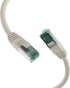 Медна пач корда RJ45 Patch Cord Cat.6A S-FTP LSZH 1x90° grey 1 m снимка 2