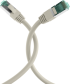 Медна пач корда RJ45 Patch Cord Cat.6A S-FTP LSZH 1x90° grey 1 m снимка 4