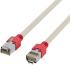 Медна пач корда RJ45 Patch Cord Cat.5e F-UTP red crossed grey 2 метра снимка 1