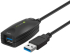 Techly SuperSpeed USB 3.0 активен удължителен кабел, черен, 20 метра снимка 1
