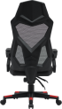 Геймърски стол CANYON gaming chair Flow MCH01 Mesh Black Red снимка 4