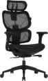 Геймърски стол CANYON gaming chair Ventra MOCH01 Mesh Black снимка 2