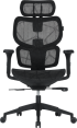 Геймърски стол CANYON gaming chair Ventra MOCH01 Mesh Black снимка 1