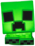 Лампа Paladone: Minecraft - Creeper SquishyGlo Silicone Light Rechargeable, PP14710MCF снимка 2