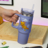 Чаша Paladone: Minecraft - Purple 900ml Multiway Travel Cup Straw, PP14948MCF снимка 4