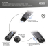  DIGITUS DA-71156 :: Външна кутия USB за M.2 NVMe +SATA, HHD, SSD, USB 3.1 Gen2, 10Gbps(NVMe), 6Gbps(SATA), алуминиев корпус снимка 8