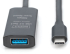  DIGITUS DA-73111 :: USB 3.2 активен удължителен кабел, USB A -Type C, M-F, черен, 10.0 м снимка 3