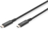 DIGITUS AK-300343-008-S :: Кабел USB 4.0 Type C-C, 40Gbps, 8К, 240W, черен, 1.0 м снимка 1