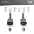 DIGITUS AK-300138-030-S :: Кабел USB 2.0 Type C-C, High Speed, 5V-3A 15W, 480MB, черен, 3.0 м снимка 4