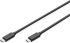 DIGITUS AK-300138-030-S :: Кабел USB 2.0 Type C-C, High Speed, 5V-3A 15W, 480MB, черен, 3.0 м снимка 1