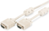 DIGITUS AK-310103-100-E :: Кабел VGA, HD15, с феритен филтър, бежов, 10.0 м снимка 2