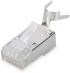  DIGITUS AK-219604 :: Накрайник, CAT. 6A, екраниран, за едножилен кабел, 100бр. снимка 2