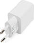 Принадлежност за смартфон DIGITUS DA-10061 :: Адаптор зарядно, 2x USB-А, 15.5W, бял снимка 2