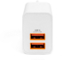 Принадлежност за смартфон DIGITUS DA-10061 :: Адаптор зарядно, 2x USB-А, 15.5W, бял снимка 6
