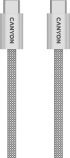 Кабел/адаптер CANYON cable OnWire 60MG C-C 60W Magnet Braided 1m Light Grey снимка 1