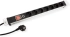 Контакт за шкаф VALUE 19.99.1637 :: Разклонител PDU за 19″ шкаф, 45°, 16A, алуминиев, черен, 3.0 м снимка 2