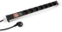 Контакт за шкаф VALUE 19.99.1637 :: Разклонител PDU за 19″ шкаф, 45°, 16A, алуминиев, черен, 3.0 м снимка 1