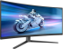 Монитор Геймърски PHILIPS Evnia 6000 - 34", 3440 x 1440 WQHD, 21:9, DisplayPort 175 Hz, HDMI 100 Hz, 1000 cd/m², Dark slate снимка 2