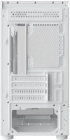 Кутия Alphard M Arctic, Mini Tower, Micro ATX, 4 вентилатора x 120mm ARGB, 1 (USB Type-A), 2 (USB Type-A), 1х 3,5\'\', 1х 2,5\'\', Бял снимка 2