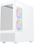 Кутия Alphard M Arctic, Mini Tower, Micro ATX, 4 вентилатора x 120mm ARGB, 1 (USB Type-A), 2 (USB Type-A), 1х 3,5\'\', 1х 2,5\'\', Бял снимка 6
