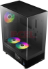 Gamdias кутия Case ATX - ATLAS E1 - 3 x 120 mm A-RGB, Digital Display, Tempered Glass снимка 2