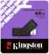 KINGSTON 64GB, USB 3.2 Gen 1, DataTraveler Exodia S, Черна снимка 2
