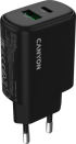 Принадлежност за смартфон CANYON charger OnCharge 250 25W 1xPD 1xQC EU Black снимка 1