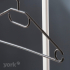  Закачалка за дрехи York, пластмасова, 10 броя, 42 х 22 х 70 cm снимка 3