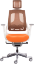 Ергономичен стол AMBRA - оранжев снимка 2