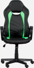Геймърски стол Carmen 7525 - черно-зелен снимка 2
