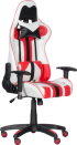 Геймърски стол Carmen 6192 - червен-бял снимка 1