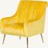 Кресло ANITA - жълто HLR снимка 3
