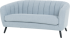 Двуместно канапе GRETA - светлосин FR снимка 3