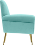 Кресло HILDA - аквамарин V снимка 4