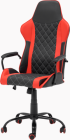 Геймърски стол Carmen 6310 - черен - червен снимка 3