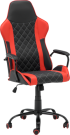 Геймърски стол Carmen 6310 - черен - червен снимка 1