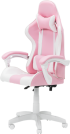 Геймърски стол Carmen 6311 - бял - розов снимка 3